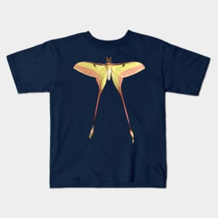 Chinese Moon Moth Male Kids T-Shirt